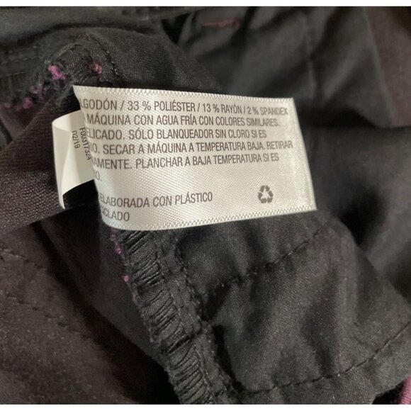 Knox Rose Pants Womens 12 Purple Skinny Stretch Mid Rise Casual Jeans Pockets - Picture 8 of 8